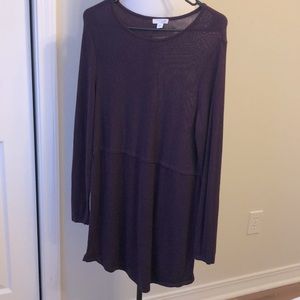 J. Jill long Plum tunic